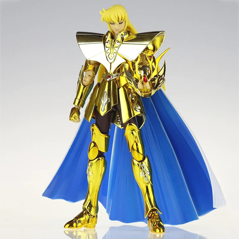 In-Stock CS Model Saint Seiya Myth Cloth EX Virgo Shaka Knights of the Zodiac Anime 24K Metal Armor Action Figure Collection Toy 1