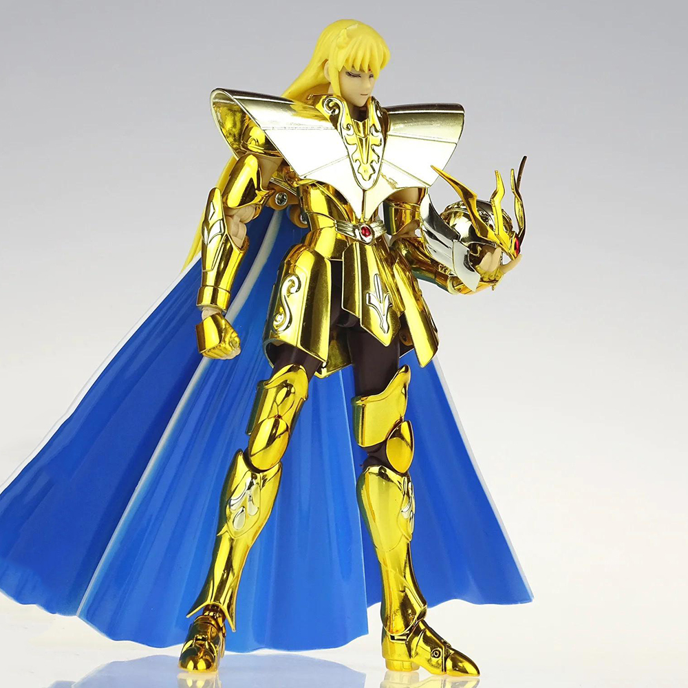 In-Stock CS Model Saint Seiya Myth Cloth EX Virgo Shaka Knights of the Zodiac Anime 24K Metal Armor Action Figure Collection Toy 1