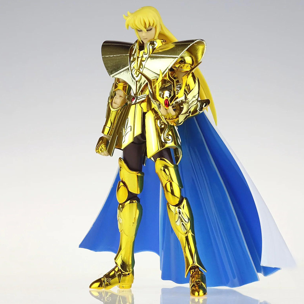 In-Stock CS Model Saint Seiya Myth Cloth EX Virgo Shaka Knights of the Zodiac Anime 24K Metal Armor Action Figure Collection Toy 1