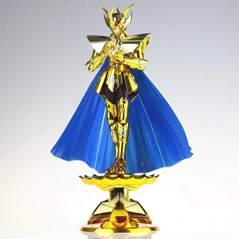 In-Stock CS Model Saint Seiya Myth Cloth EX Virgo Shaka Knights of the Zodiac Anime 24K Metal Armor Action Figure Collection Toy 1