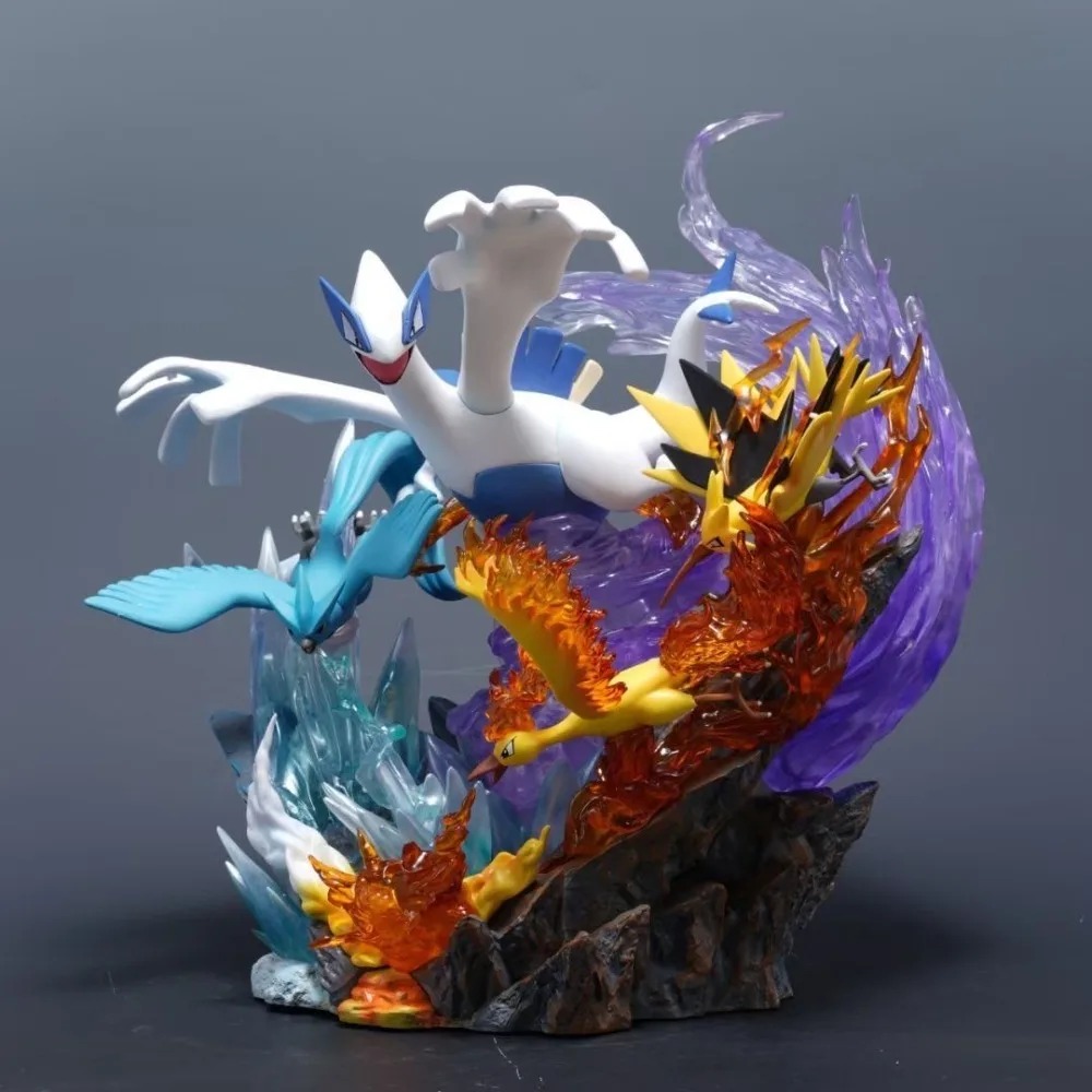 Figurine Pokémon Légendaires – Lugia, Sulfura, Artikodin, Électhor – 31 cm – Image 3