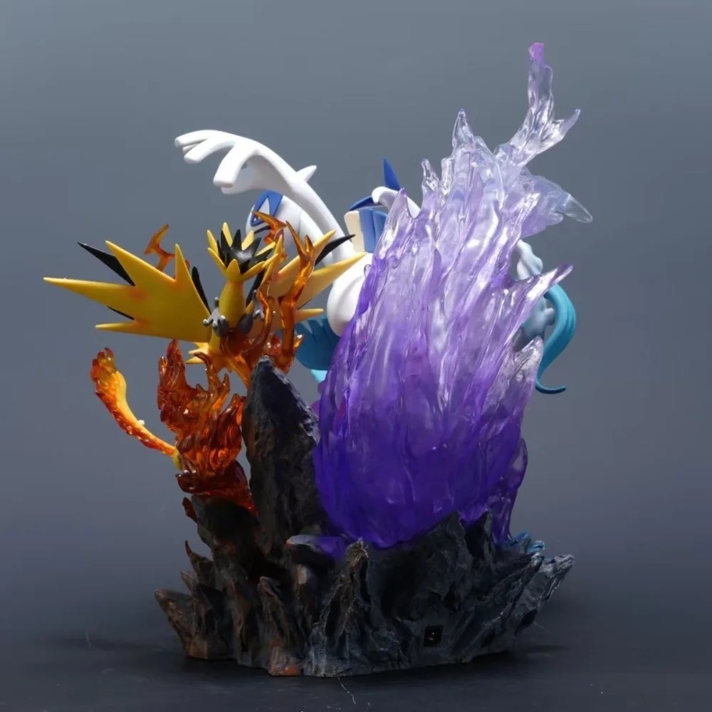 Figurine Pokémon Légendaires – Lugia, Sulfura, Artikodin, Électhor – 31 cm – Image 5