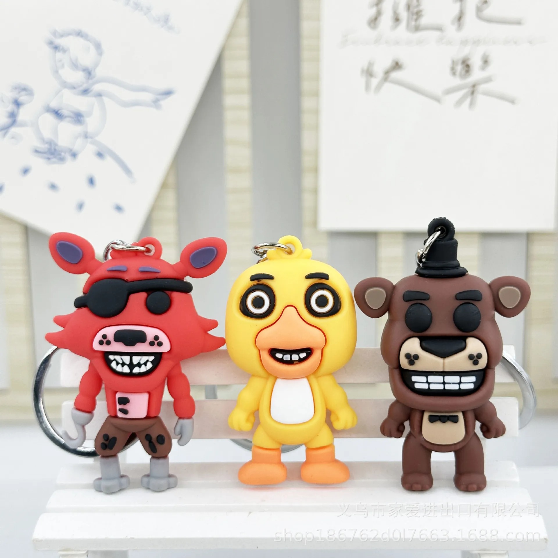 Porte-clés Five Nights at Freddy’s – Figurines FNaF Kawaii – Image 3