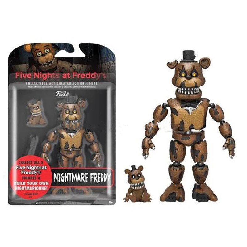 Figurine Nightmare Freddy 14 cm – Five Nights at Freddy’s | Figure Articulée FNaF Collector