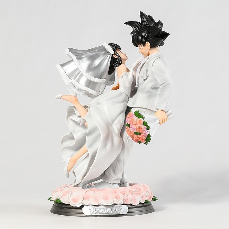 Figurines Dragon Ball Z Son Goku et Chichi Mariage