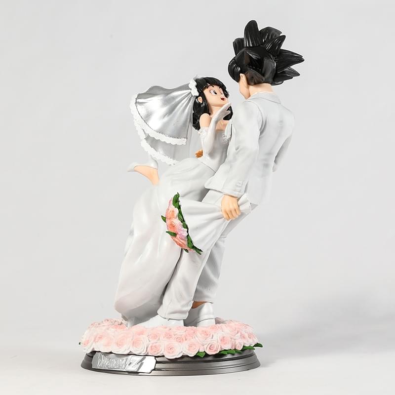 Figurines Dragon Ball Z Son Goku et Chichi Mariage