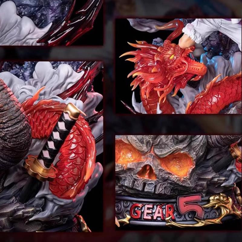 Figurine One Piece Luffy Gear 5 Vs Kaidou Dragon – Image 4