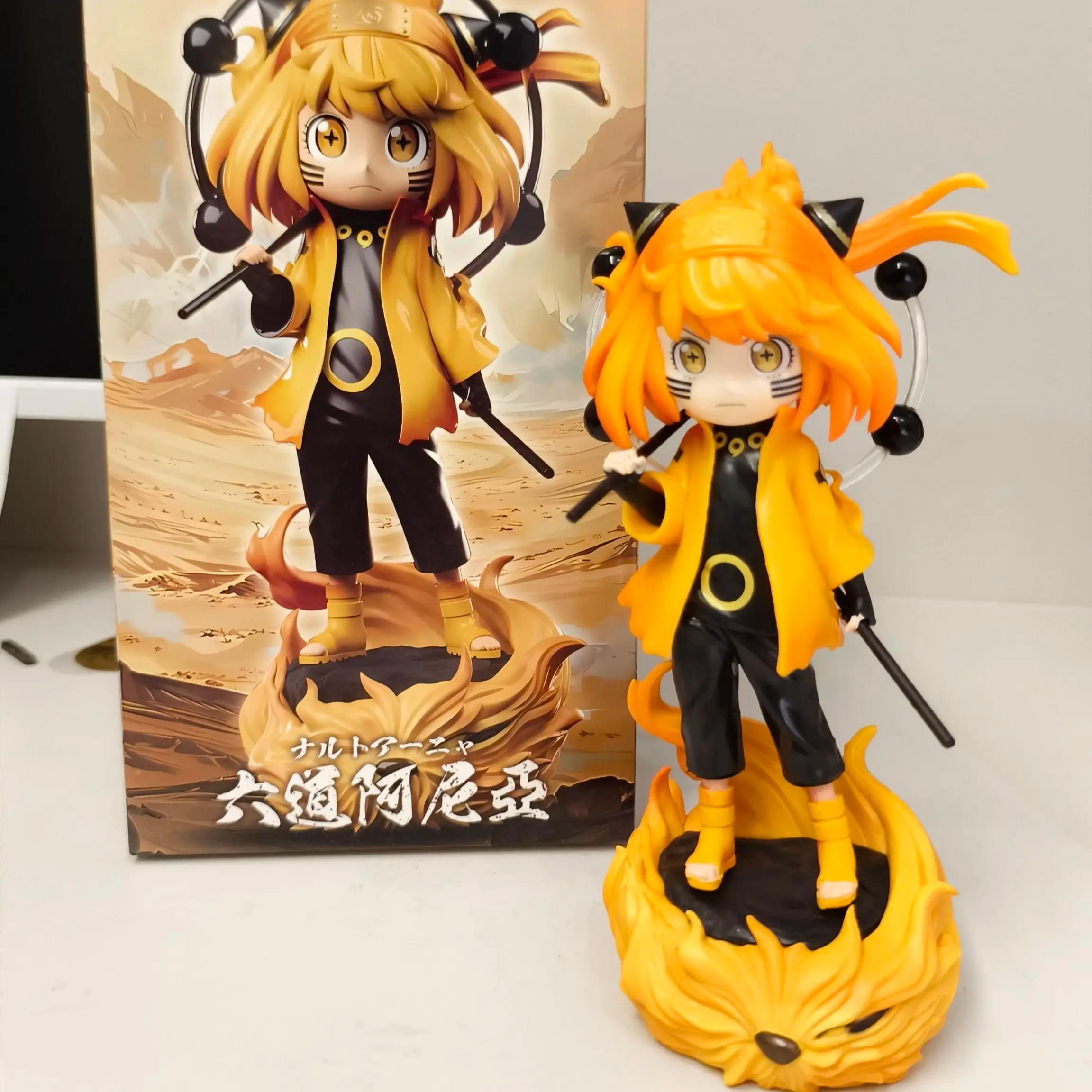 Figurine Anya Forger Cosplay Naruto Kurama – 22 cm – Modèle de Collection Kawaii – Image 10