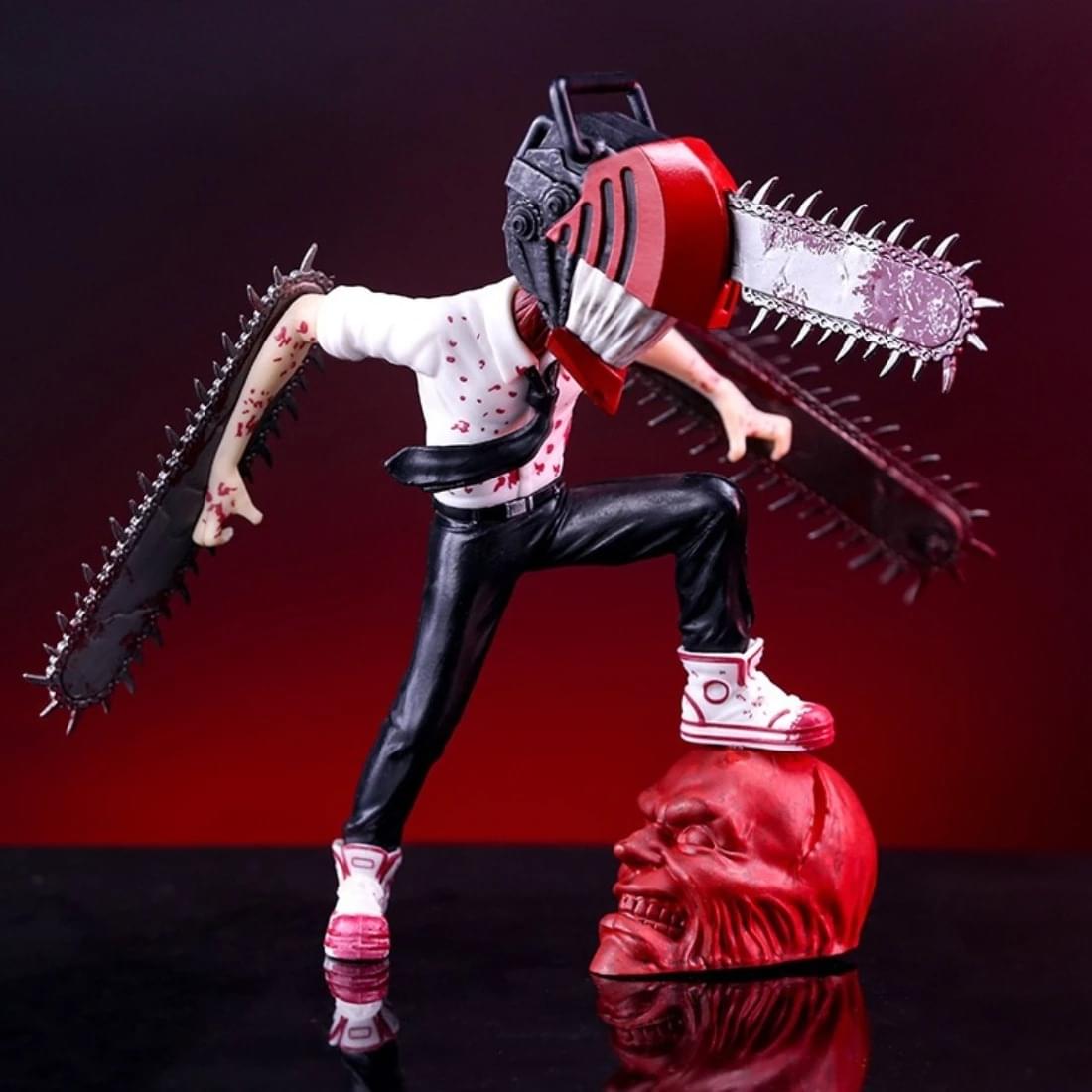 Figurine Chainsaw Man 20 cm – Denji en transformation avec tronçonneuses – collection anime
